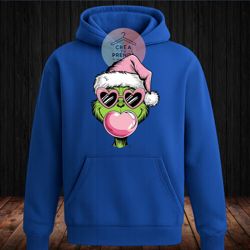 Polerón Canguro grinch con gafas