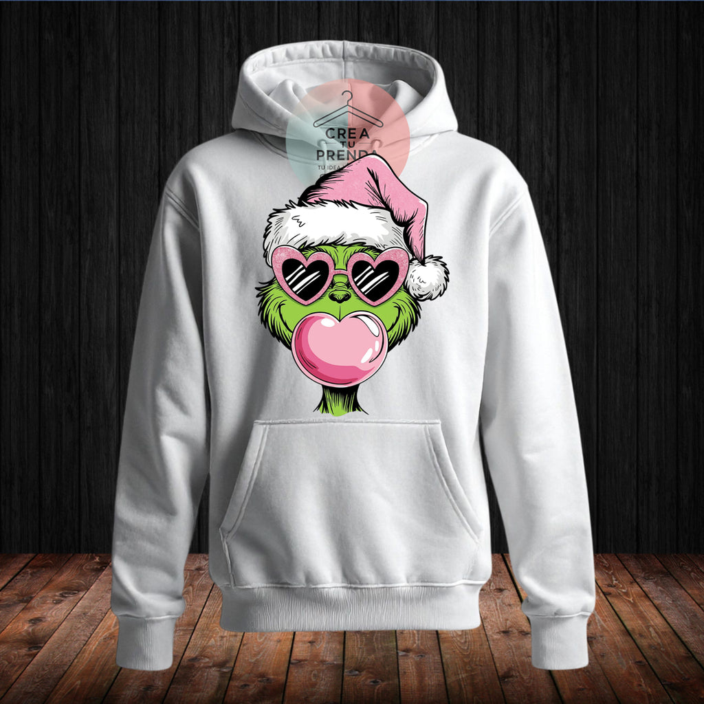 Polerón Canguro grinch con gafas