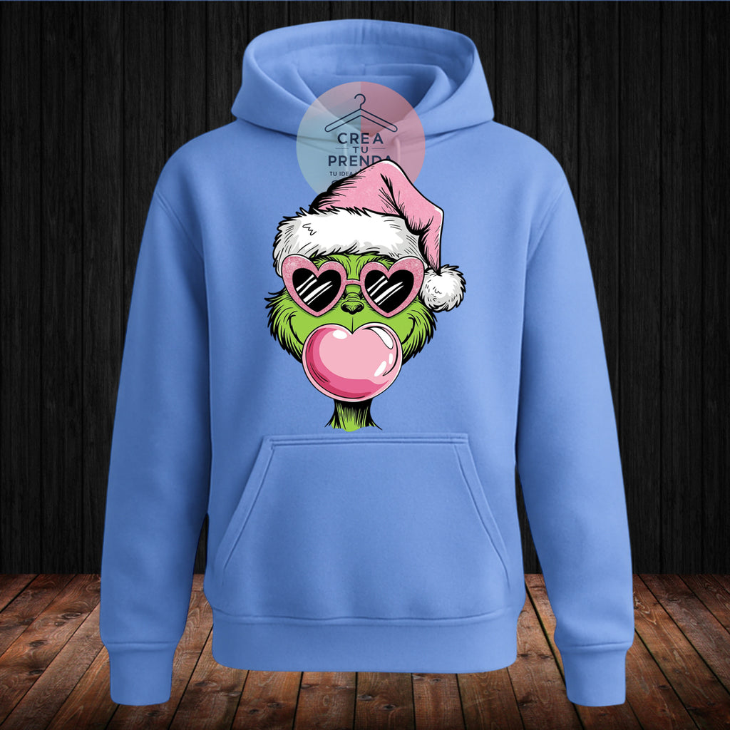 Polerón Canguro grinch con gafas