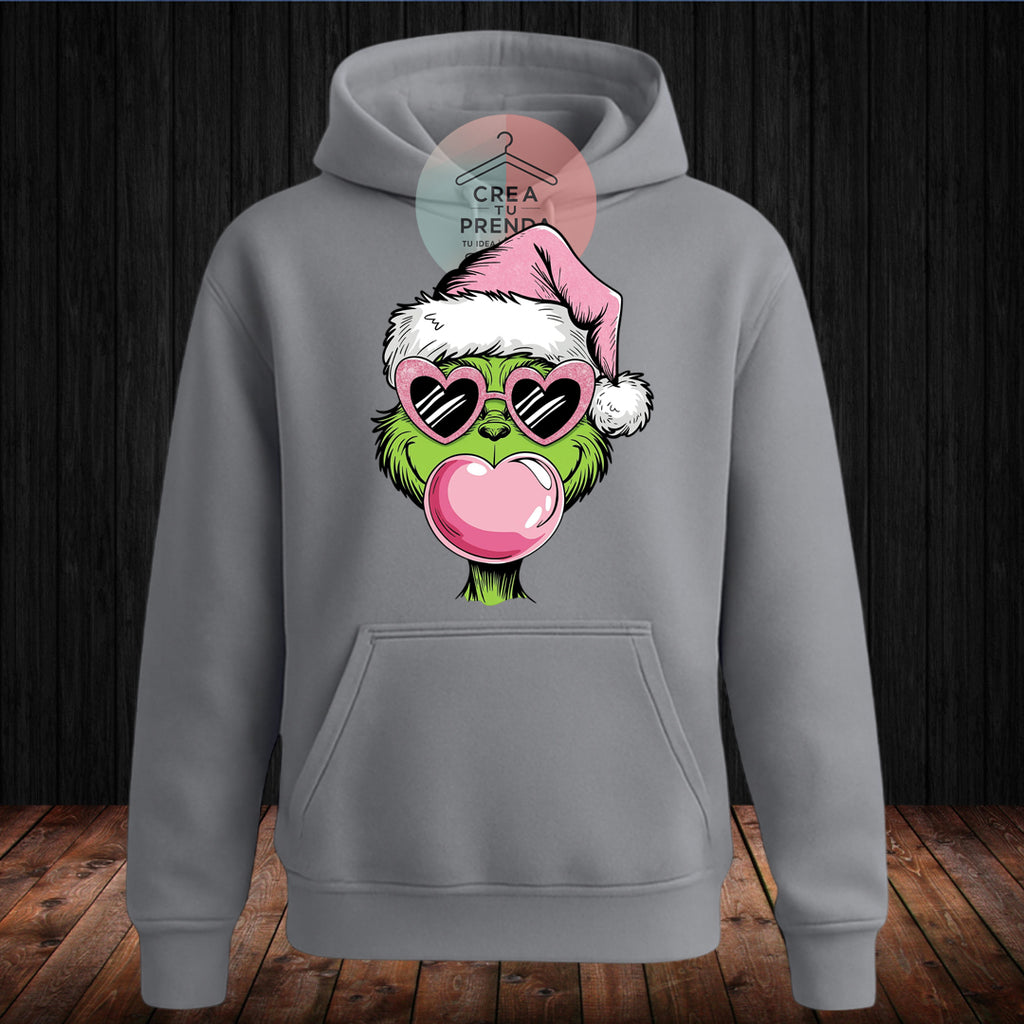 Polerón Canguro grinch con gafas