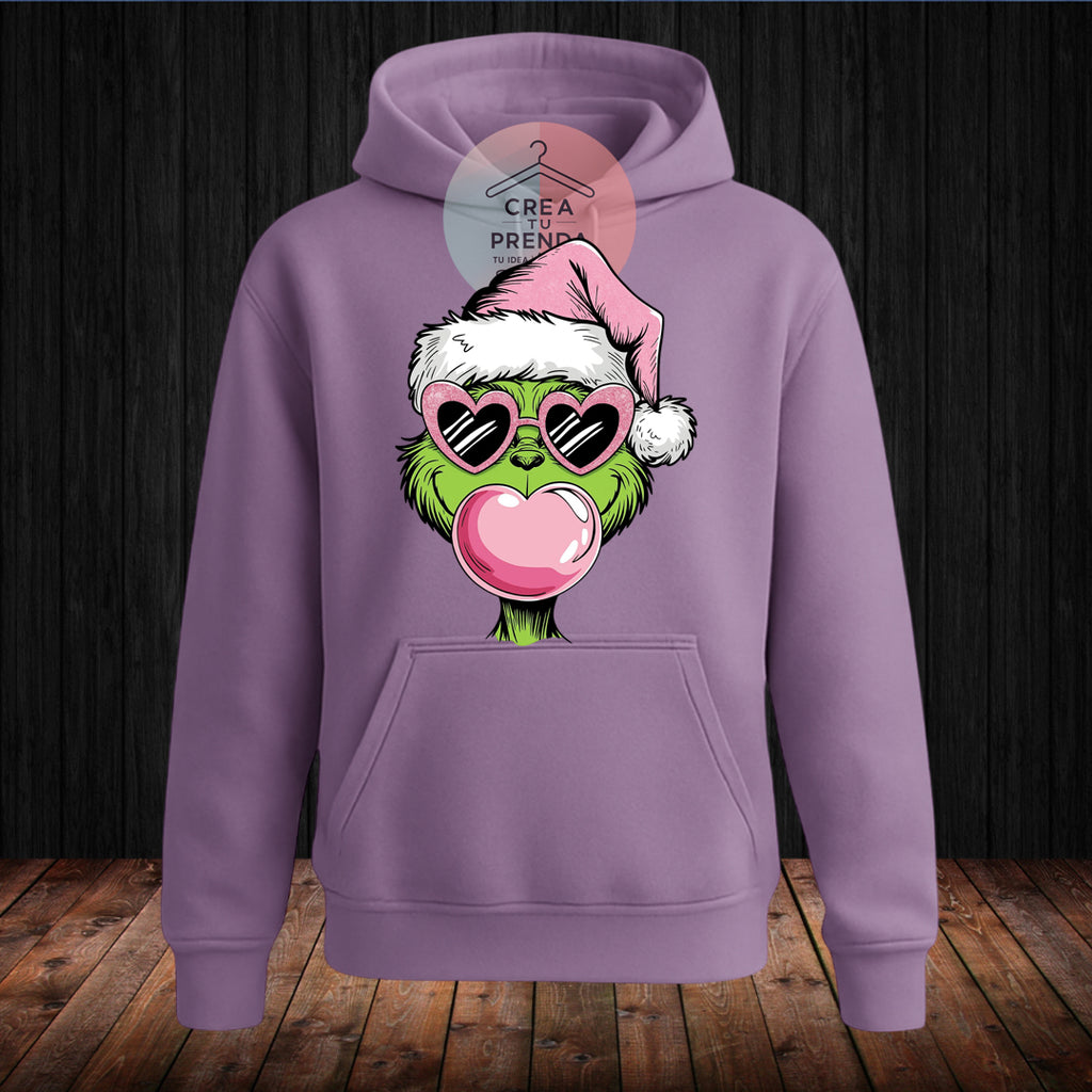 Polerón Canguro grinch con gafas